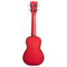 Makala Dolphin MK-SD-RDBURST - Red Burst Soprano Dolphin Ukulele, with Tote Bag - 4