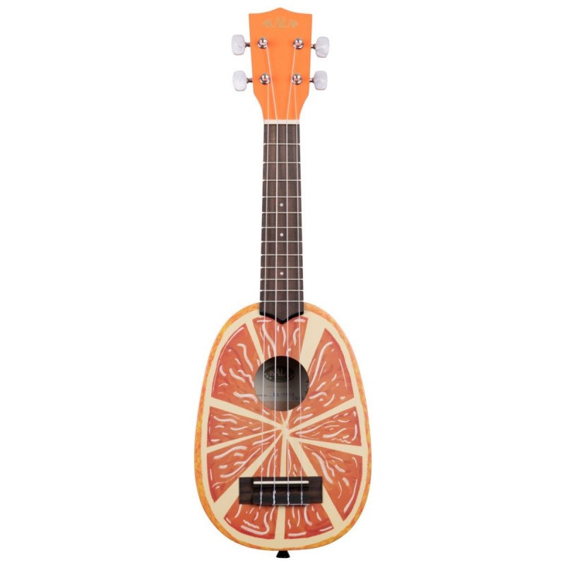 KALA KA-NV-ORNG - Novelty Series Orange Soprano Ukulele, with Bag - 1
