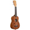 KALA KA-15S-H1 - Satin Mahogany Soprano with Hawaiian Islands, with Bag (UB-S) - 3