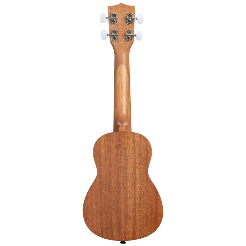 KALA KA-15S-H1 - Satin Mahogany Soprano with Hawaiian Islands, with Bag (UB-S) - 4