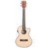KALA KA-STGE-C - Solid Spruce Mahogany Tenor Ukulele, with Cutaway, EQ & Bag (UB-T) - 1