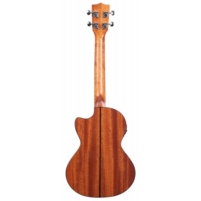 KALA KA-STGE-C - Solid Spruce Mahogany Tenor Ukulele, with Cutaway, EQ & Bag (UB-T) - 4