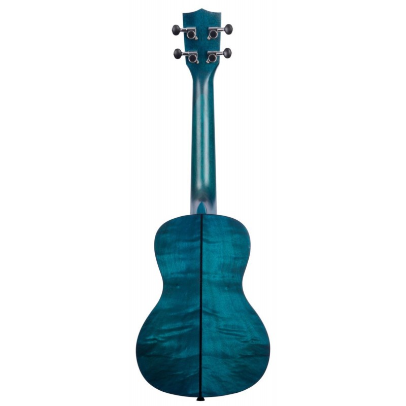 KALA KA-CEMB - Blue Exotic Mahogany Concert Ukulele, with Bag (UB-C) - 4