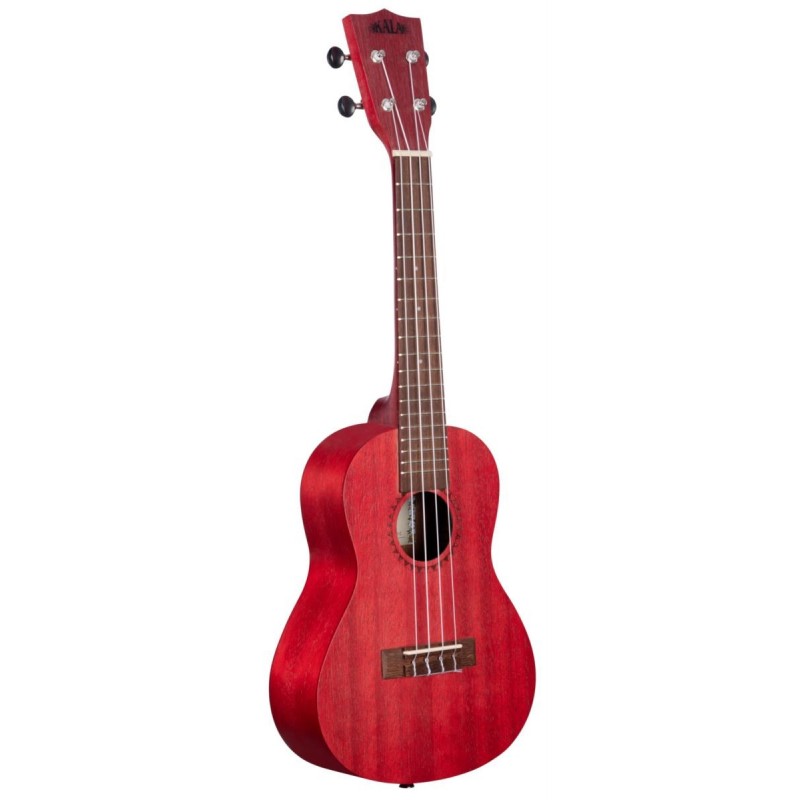 KALA KA-MRT-RED-C - Adobe Red Watercolor Meranti Concert Ukulele - 3
