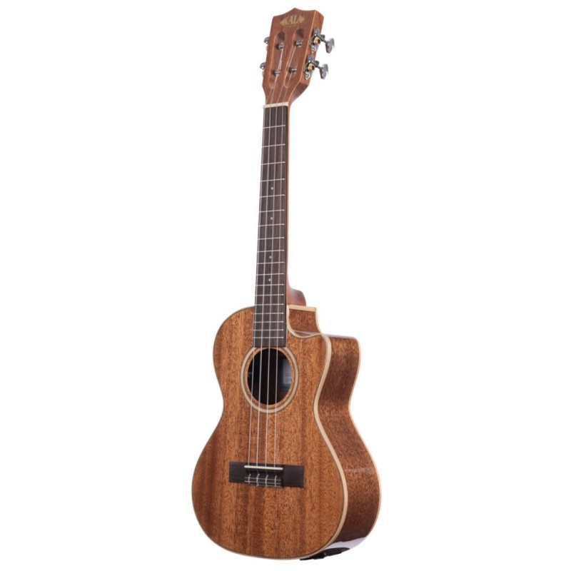 KALA KA-SMH-TG-CE - Gloss Solid Mahogany Tenor Ukulele, with Cutaway, EQ and Case (UC-T) - 2
