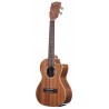 KALA KA-SMH-TG-CE - Gloss Solid Mahogany Tenor Ukulele, with Cutaway, EQ and Case (UC-T) - 2