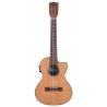KALA KA-SCAC-T-CE - Gloss Solid Cedar Top Acacia Tenor Ukulele, with Cutaway, EQ and Bag (UB-T) - 1