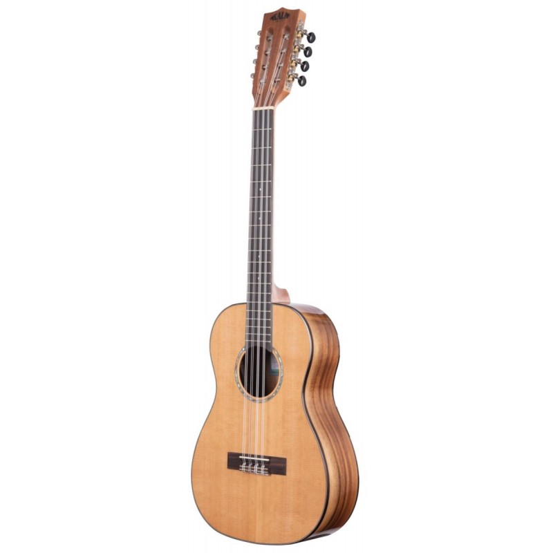 KALA KA-SCAC-B8 - Gloss Solid Cedar Top Acacia 8-String Baritone Ukulele, with Bag (UB-B) - 2