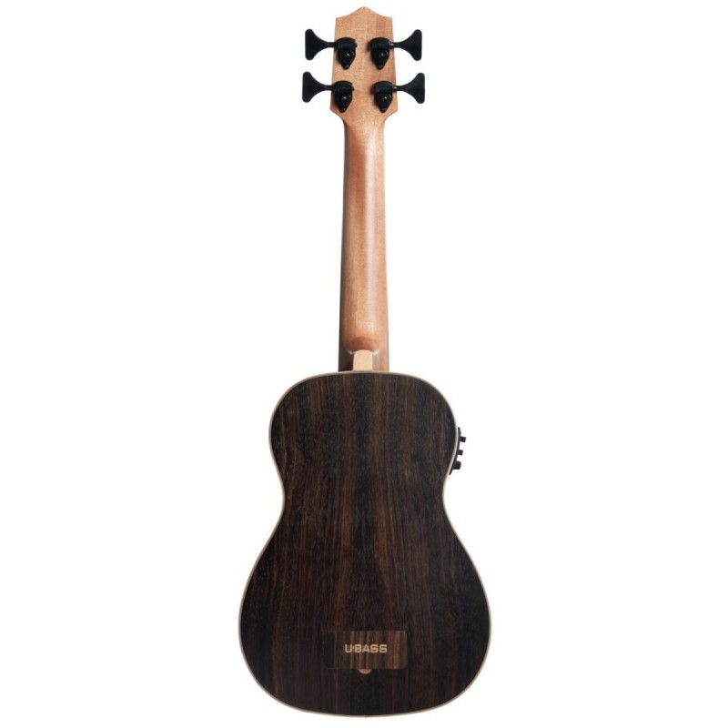 U-Bass Striped Ebony, Fretted, with Deluxe Bag - 4