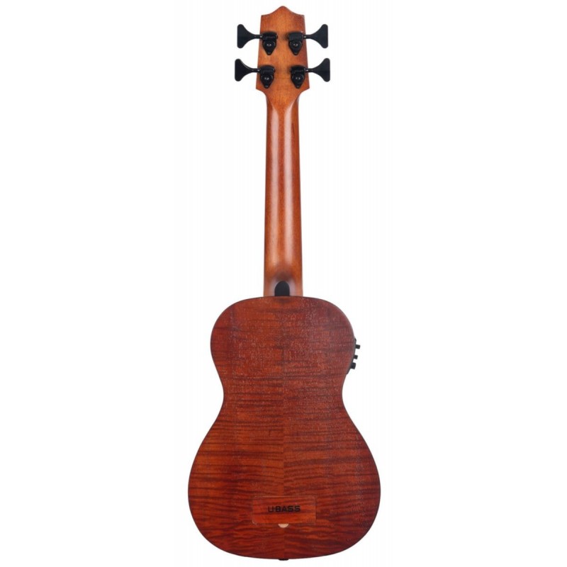U-Bass Exotic Mahogany, Fretted, with Deluxe Bag - 4