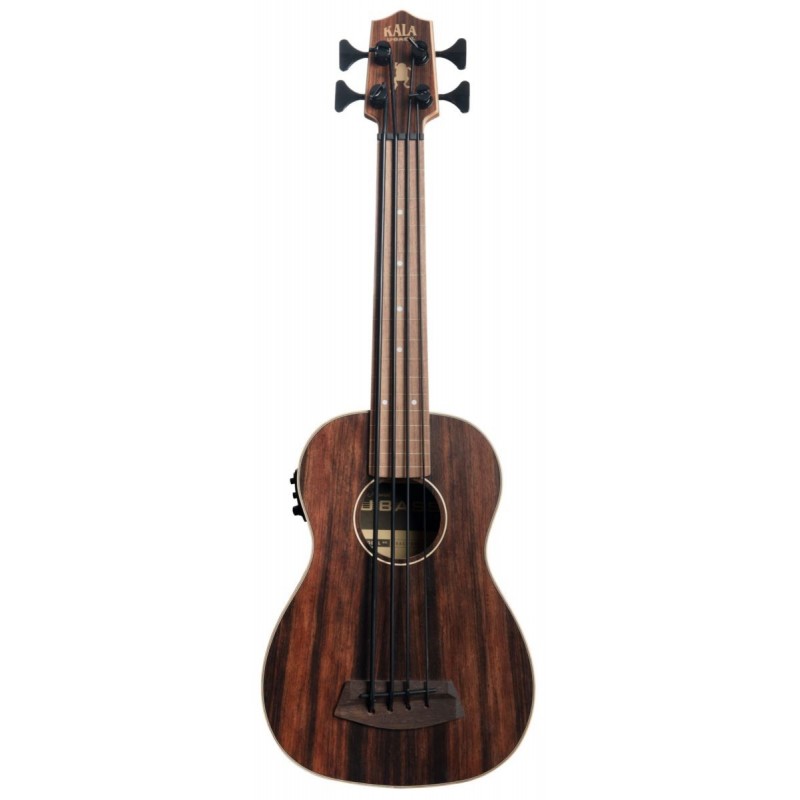 U-Bass Striped Ebony, Fretless, with Deluxe Bag - 1