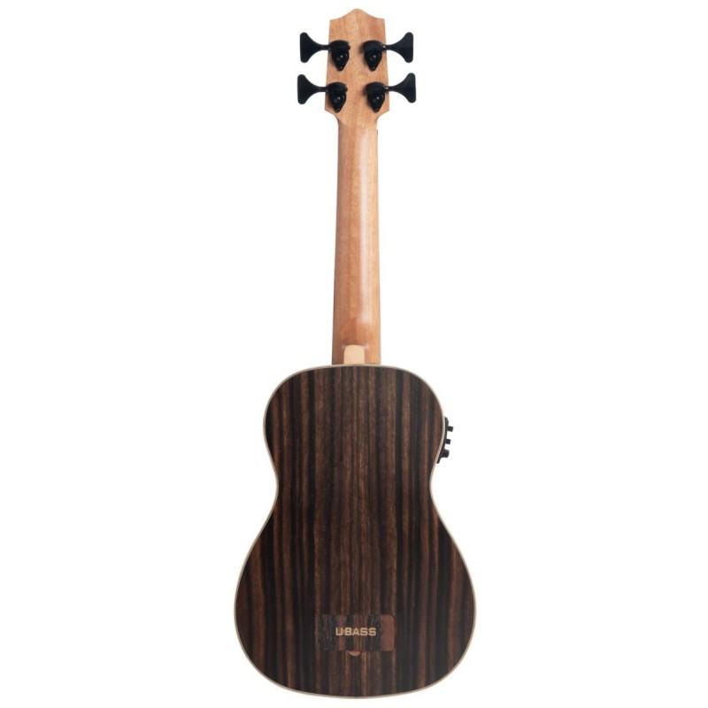 U-Bass Striped Ebony, Fretless, with Deluxe Bag - 4