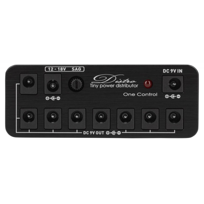 One Control Micro Distro - Tiny Power Distributor, All-In-One-Pack, Black - 1