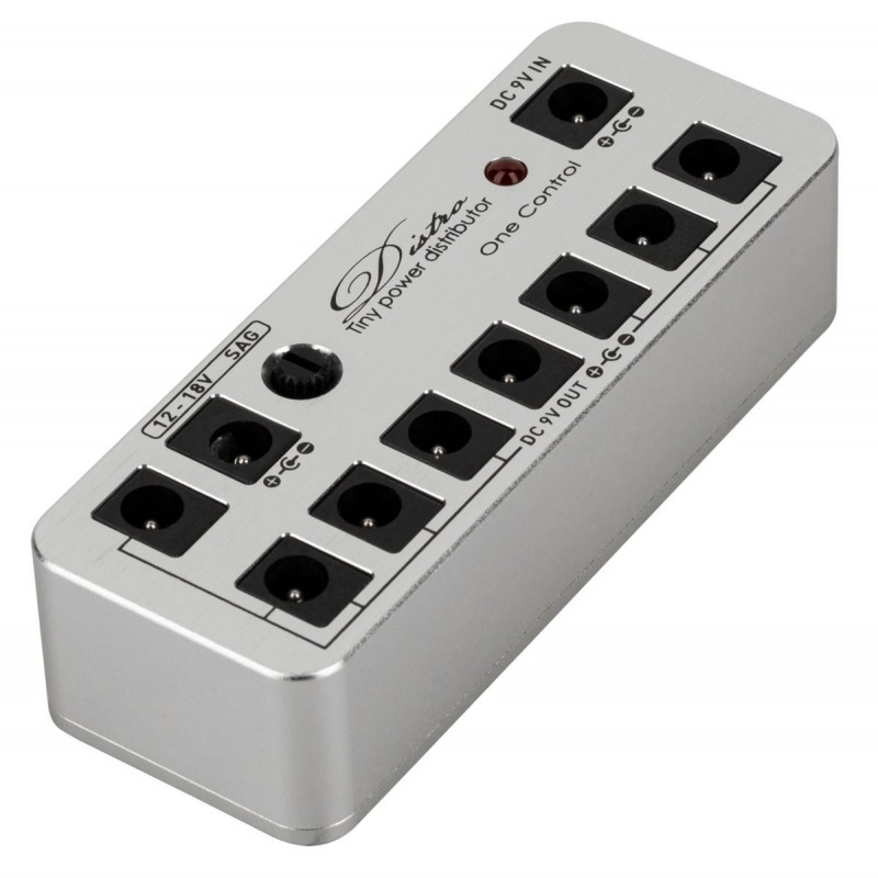 One Control Micro Distro - Tiny Power Distributor, All-In-One-Pack, Shiny Silver - 3