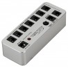 One Control Micro Distro - Tiny Power Distributor, All-In-One-Pack, Shiny Silver - 4