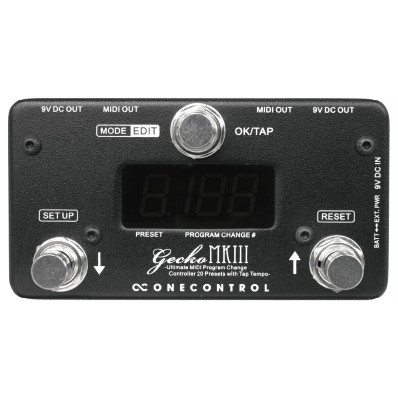 One Control Gecko MKIII - Programmable MIDI Controller / Tap Tempo - 1