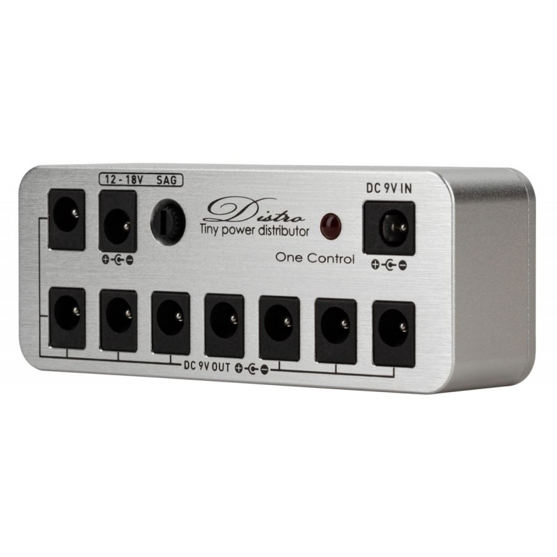 One Control Micro Distro - Tiny Power Distributor, Shiny Silver - 2