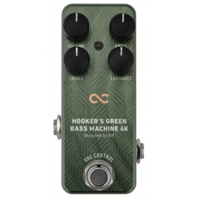 One Control Hooker's Green Bass Machine 4K - Bass Overdrive / Distortion - 1