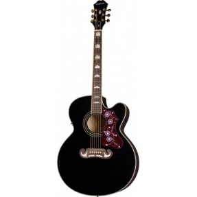 Epiphone J-200EC Studio Solid Top Fishman BK - gitara e-akustyczna