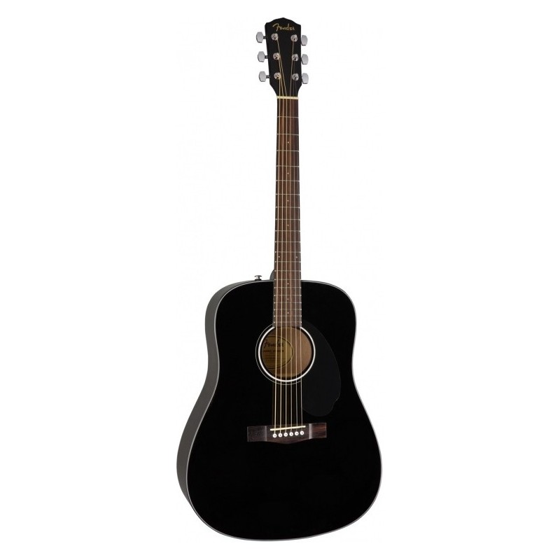 FENDER CD-60S, Black - gitara akustyczna