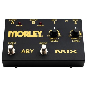 Morley ABY-MIX-G - Gold Series ABY Mix Switcher - A/B/Y Switch / Mixer - 1