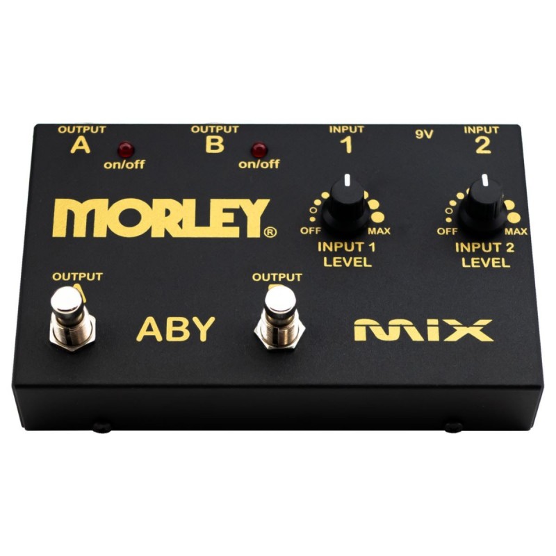 Morley ABY-MIX-G - Gold Series ABY Mix Switcher - A/B/Y Switch / Mixer - 1