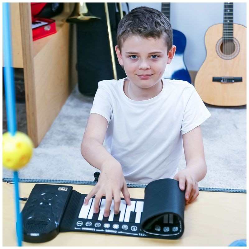 DNA ROLL 49 - keyboard zwijany gumowy przenośny - 5