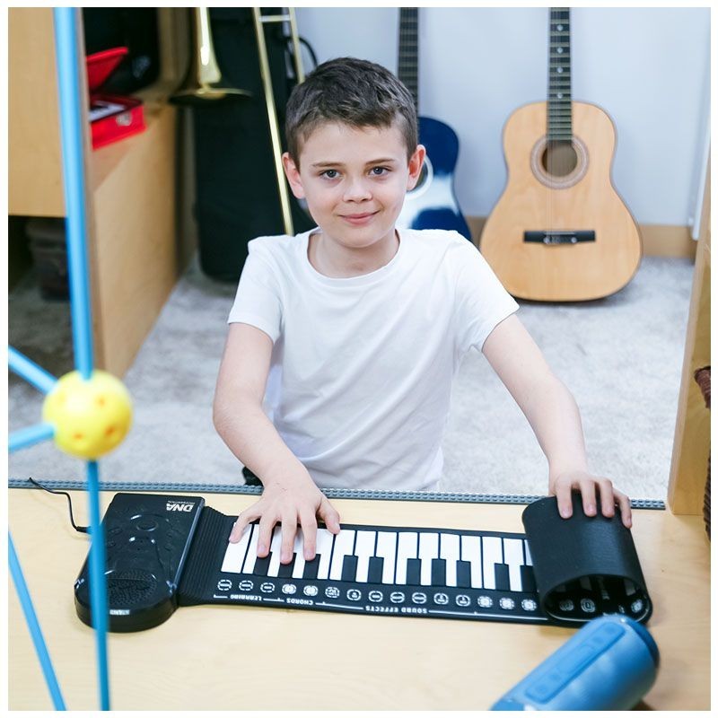 DNA ROLL 49 - keyboard zwijany gumowy przenośny - 6