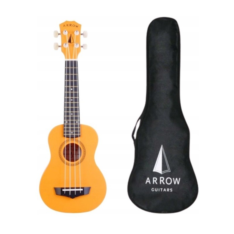 Arrow PB10 OR Orange - ukulele sopranowe z pokrowcem - 1