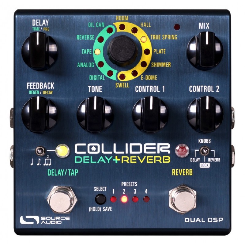 Source Audio SA 263 - One Series Collider Stereo Delay+Reverb - 1