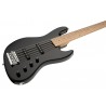 Sadowsky MasterBuilt 21-Fret Standard J/J Bass, Swamp Ash Body, 5-String - Solid Black High Polish - 4