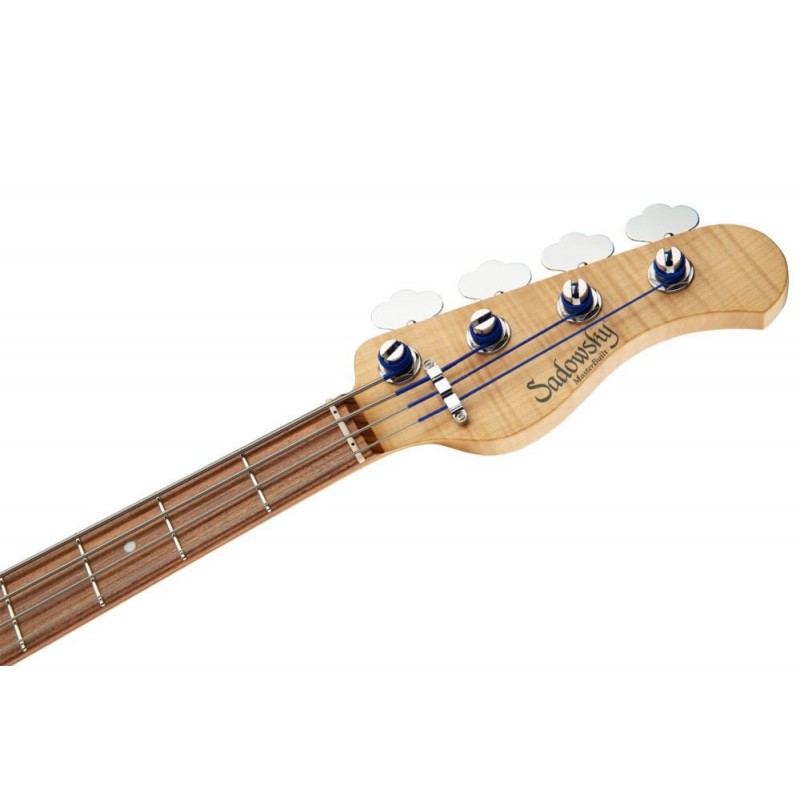 Sadowsky MasterBuilt 24-Fret Modern Bass, Red Alder Body, 4-String - '59 Burst Transparent High Polish - 7
