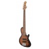 Sadowsky MasterBuilt 24-Fret Single Cut Bass, Red Alder Body, 5-String - '59 Burst Transparent High Polish - 3
