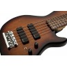 Sadowsky MasterBuilt 24-Fret Single Cut Bass, Red Alder Body, 5-String - '59 Burst Transparent High Polish - 5