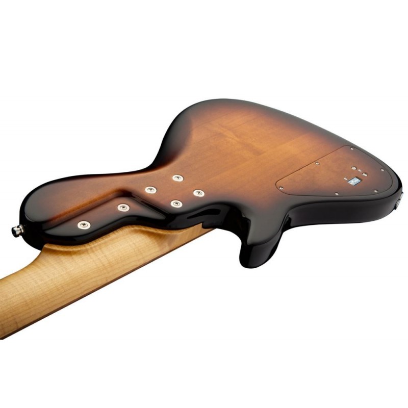 Sadowsky MasterBuilt 24-Fret Single Cut Bass, Red Alder Body, 5-String - '59 Burst Transparent High Polish - 6