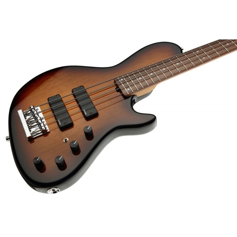Sadowsky MasterBuilt 24-Fret Single Cut Bass, Red Alder Body, 4-String - '59 Burst Transparent High Polish - 4