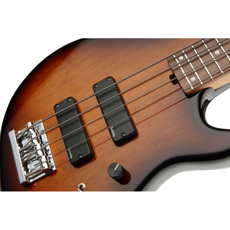 Sadowsky MasterBuilt 24-Fret Single Cut Bass, Red Alder Body, 4-String - '59 Burst Transparent High Polish - 5