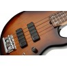 Sadowsky MasterBuilt 24-Fret Single Cut Bass, Red Alder Body, 4-String - '59 Burst Transparent High Polish - 5