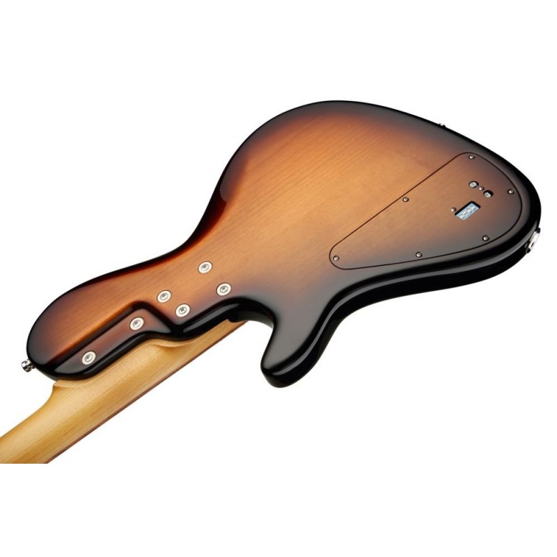 Sadowsky MasterBuilt 24-Fret Single Cut Bass, Red Alder Body, 4-String - '59 Burst Transparent High Polish - 6