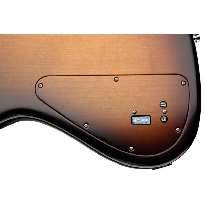 Sadowsky MasterBuilt 24-Fret Single Cut Bass, Red Alder Body, 4-String - '59 Burst Transparent High Polish - 9