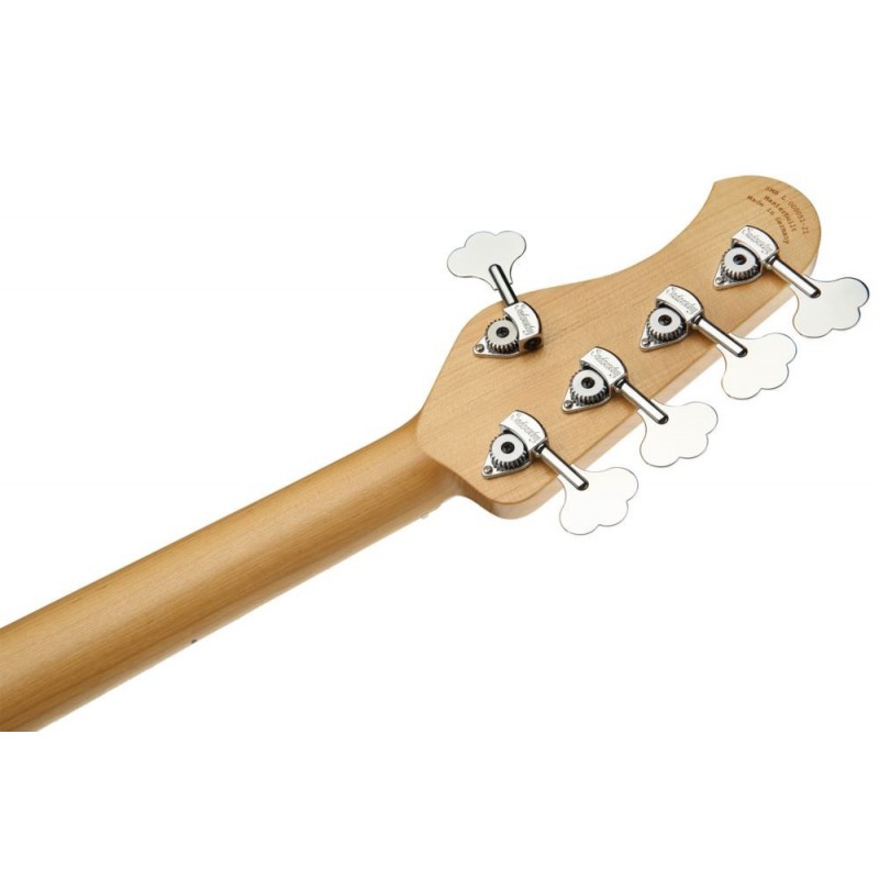 Sadowsky MasterBuilt 21-Fret Vintage M/J Bass, Swamp Ash Body, 5-String - '59 Burst Transparent High Polish - 8