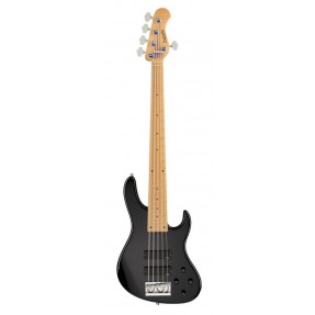 Sadowsky MasterBuilt 24-Fret Modern Bass, Swamp Ash Body, 5-String - Solid Black High Polish - 1