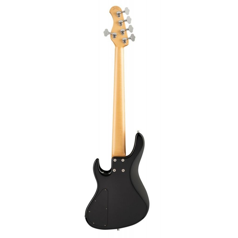 Sadowsky MasterBuilt 24-Fret Modern Bass, Swamp Ash Body, 5-String - Solid Black High Polish - 2