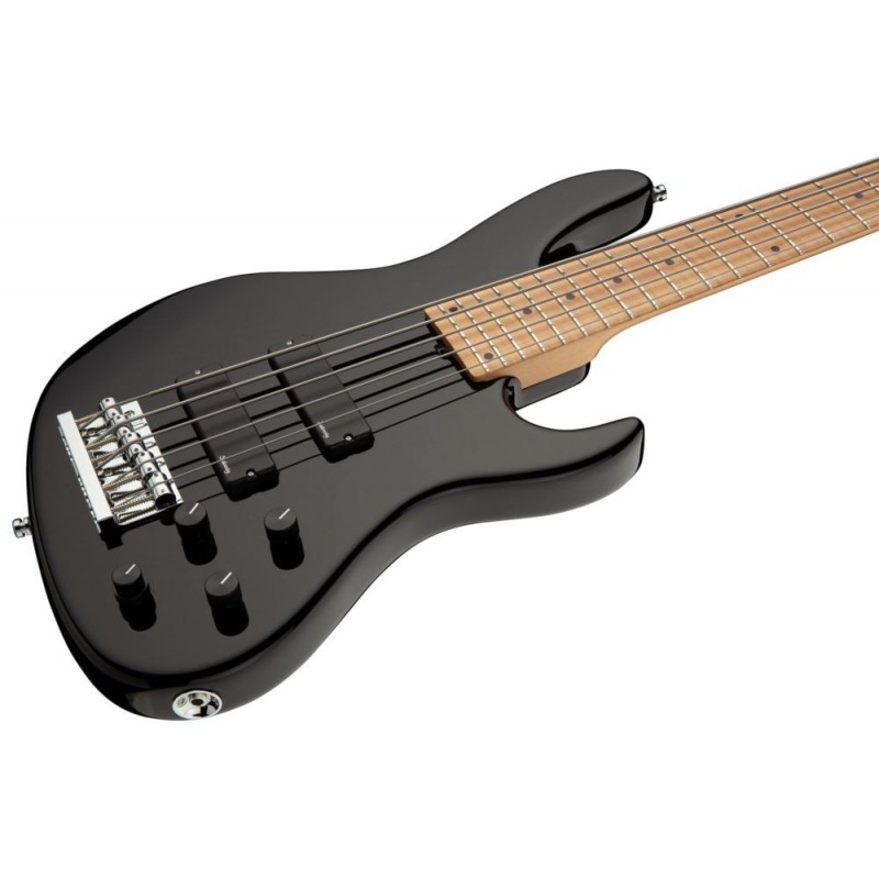 Sadowsky MasterBuilt 24-Fret Modern Bass, Swamp Ash Body, 5-String - Solid Black High Polish - 4