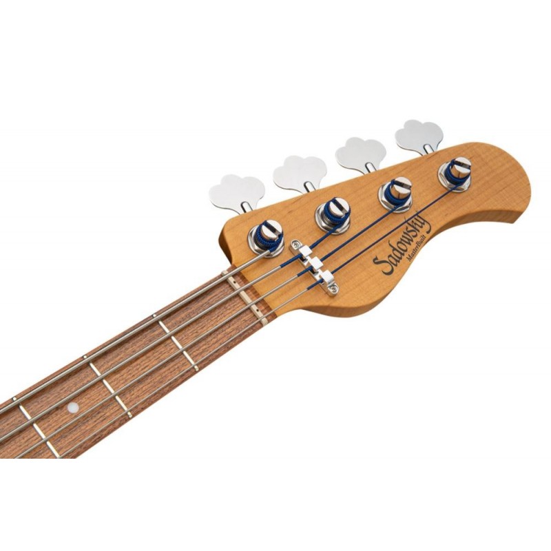 Sadowsky MasterBuilt 21-Fret Vintage J/J Bass, Red Alder Body, 4-String - '59 Burst Transparent High Polish - 7