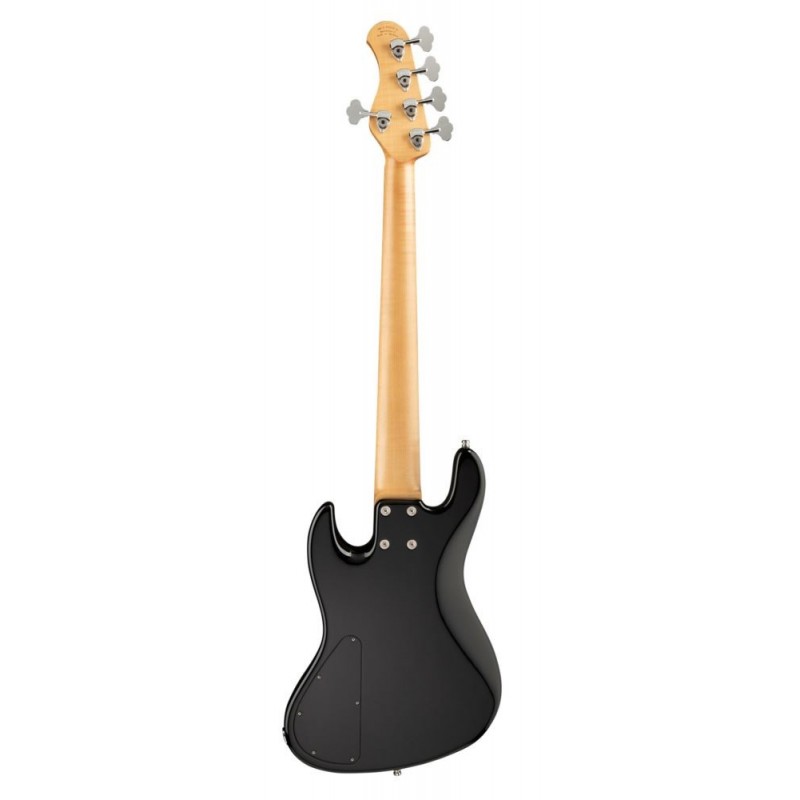 Sadowsky MasterBuilt 21-Fret Vintage J/J Bass, Swamp Ash Body, 5-String - Solid Black High Polish - 2