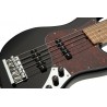 Sadowsky MasterBuilt 21-Fret Vintage J/J Bass, Swamp Ash Body, 5-String - Solid Black High Polish - 5