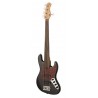 Sadowsky MetroExpress 21-Fret Vintage J/J Bass, Tigerstripe Ebony Fingerboard, Fretless, 5-String - Solid Black High Polish - 3