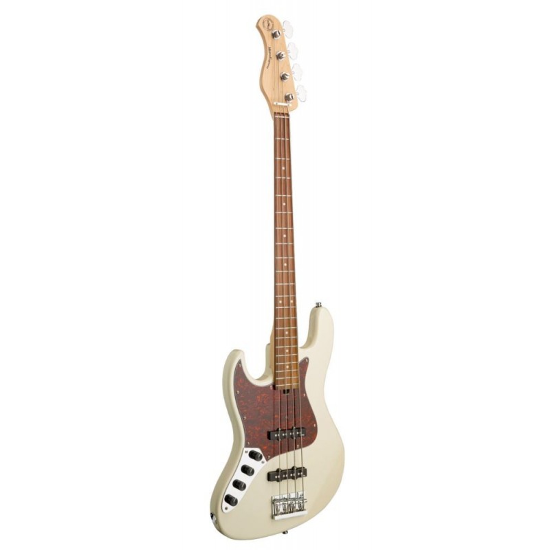 Sadowsky MetroExpress 21-Fret Vintage J/J Bass, Morado Fingerboard, Lefthand, 4-String - Solid Olympic White High Polish - 3