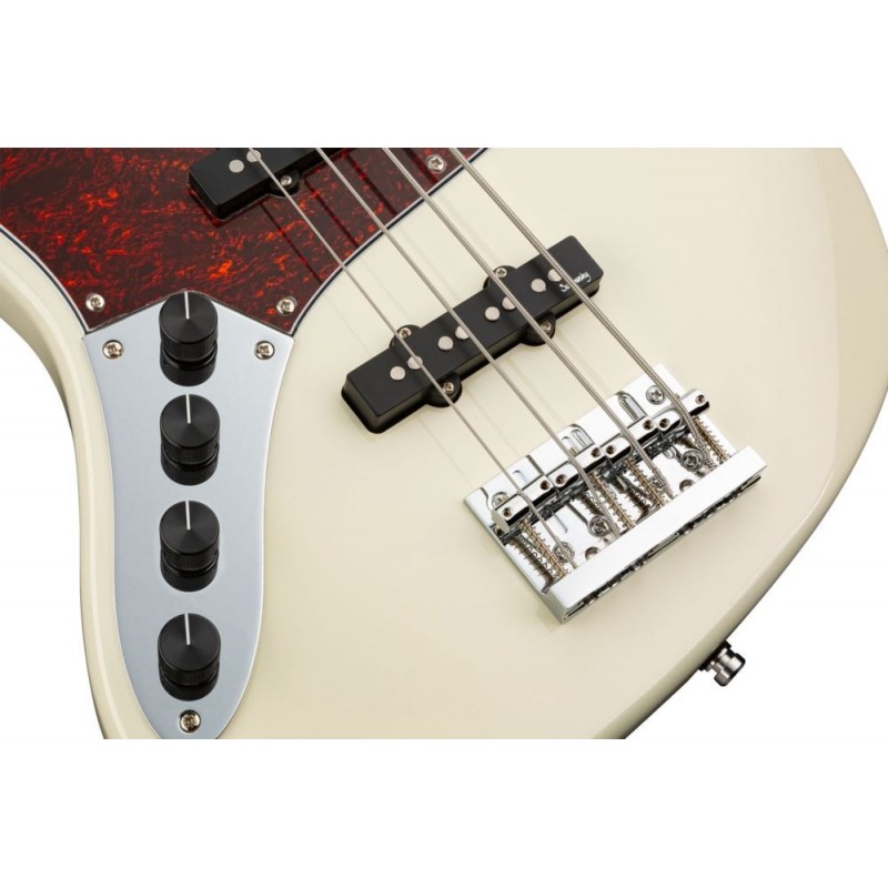 Sadowsky MetroExpress 21-Fret Vintage J/J Bass, Morado Fingerboard, Lefthand, 4-String - Solid Olympic White High Polish - 5